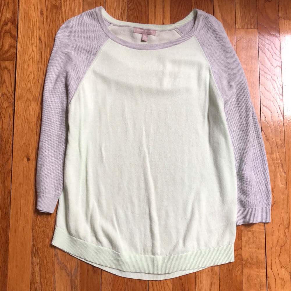 Banana Republic 3/4 Two Toned Sweater